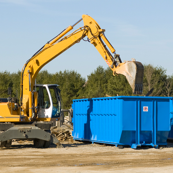 what are the rental fees for a residential dumpster in Mound LA